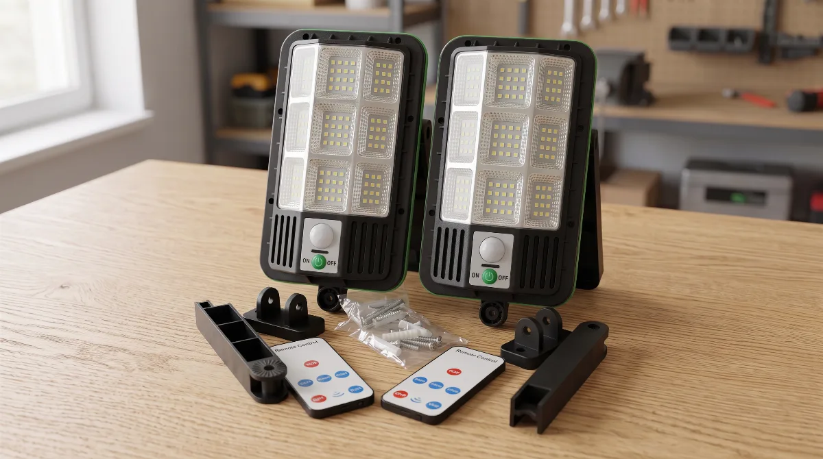2x Solarni LED Reflektori 250W Sa Senzorom Pokreta IP67 - Karakteristike
