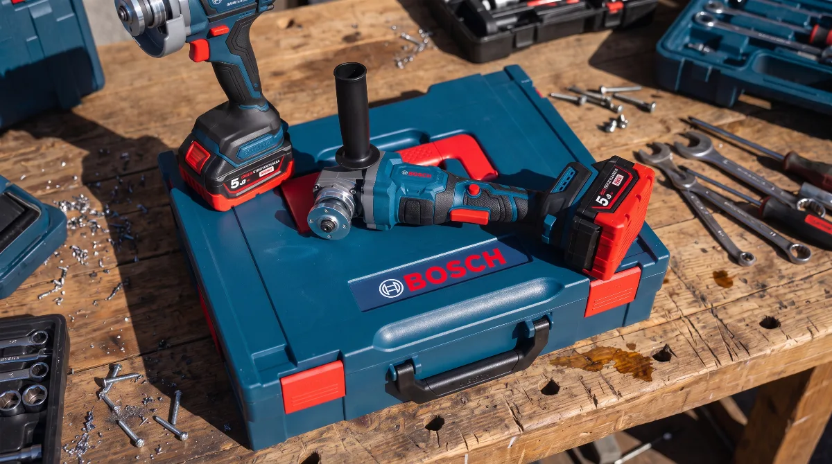Bosch Aku Set 4u1 Bušilica Brusilica Hiltovka Odvijač slika 3