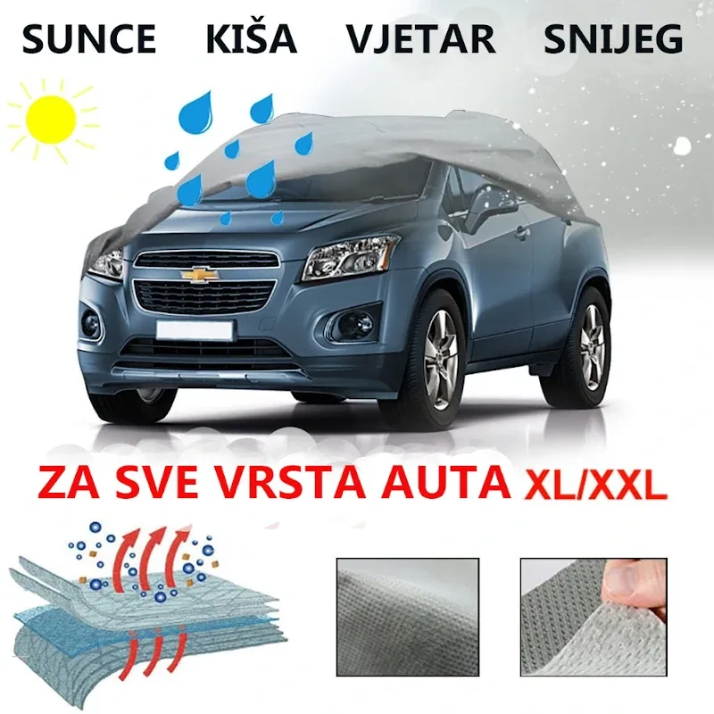 Cerada Za Auto Vodootporna Zaštita Od Kiše Snijega Sunca - Karakteristike