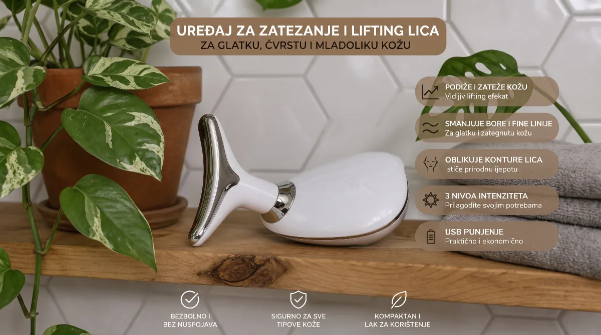 EMS masažer za lice | lifting, zatezanje i njega kože masazer - Tehnička izrada i anatomske prednosti