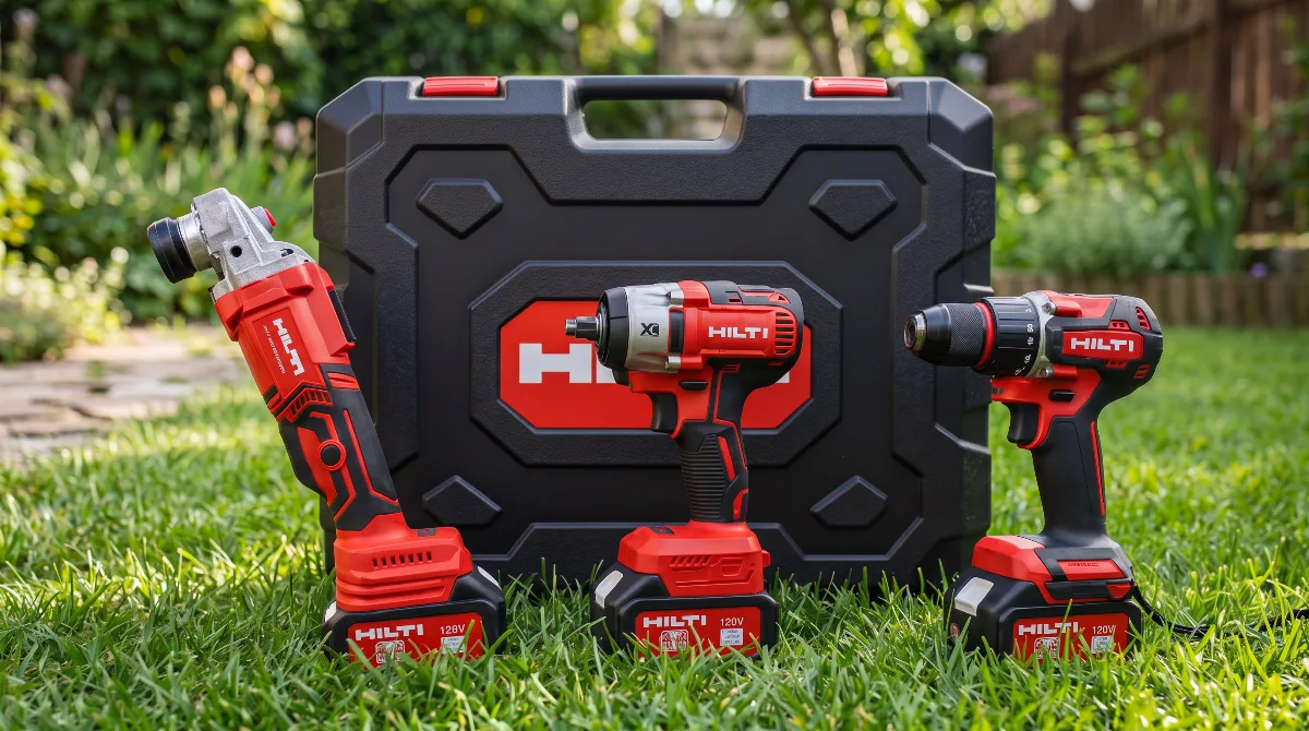 HILTI Aku Set 3u1 Bušilica Brusilica Odvijač + 3 Baterije - Karakteristike