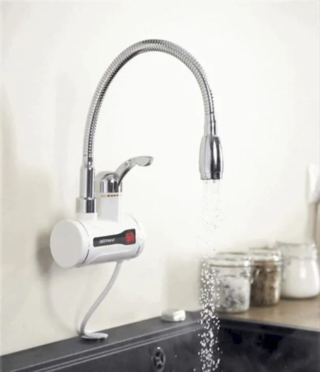 Instant Zidna Električna Česma 3kW Digitalna Delimano Cesma slika 3
