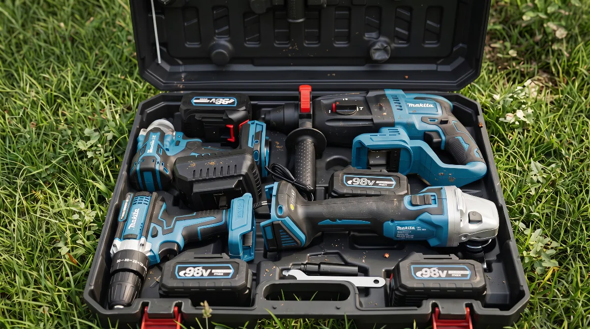 Makita Aku Set 4u1 Bušilica Brusilica Hiltovka Odvijač - Tehnička izrada i anatomske prednosti