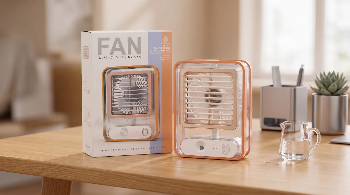 Mini Prenosiva Klima USB Ventilator Sa Raspršivačem Vode - Glavna slika