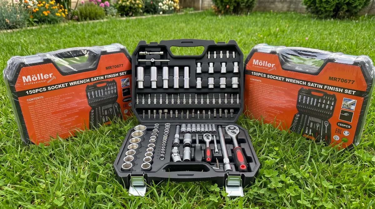 Moller Germany Set Gedora 150 Dijelova Torx Hex Kofer - Glavna slika