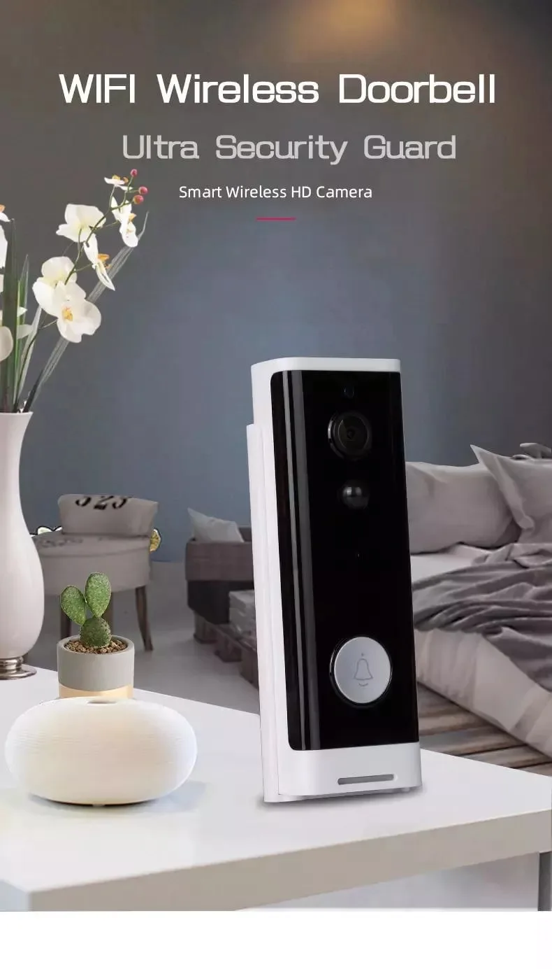 Pametno WiFi zvono sa kamerom video interfon bežični Interfonom slika 2