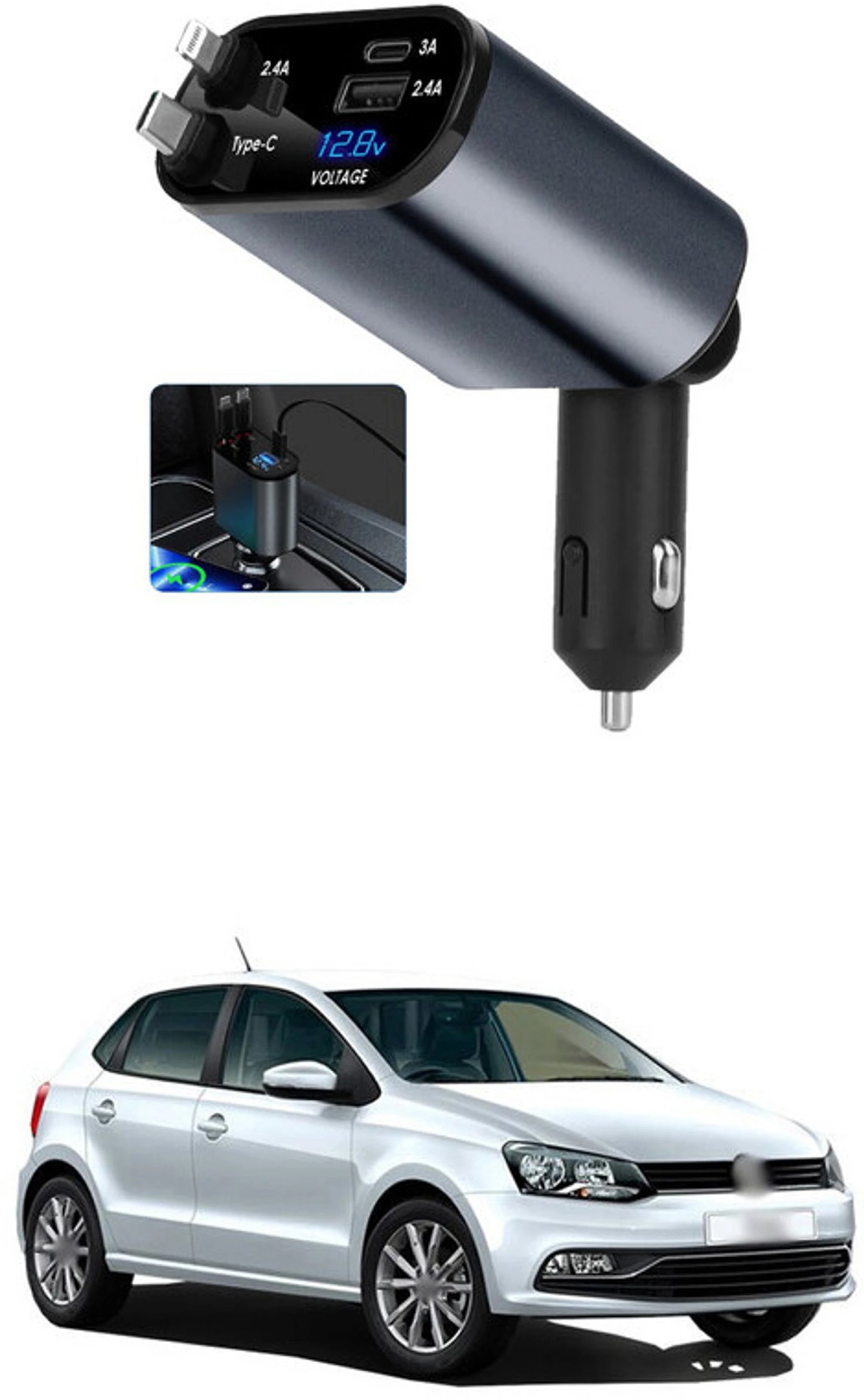 Auto Bluetooth FM Transmiter QC 3.0 slika 3