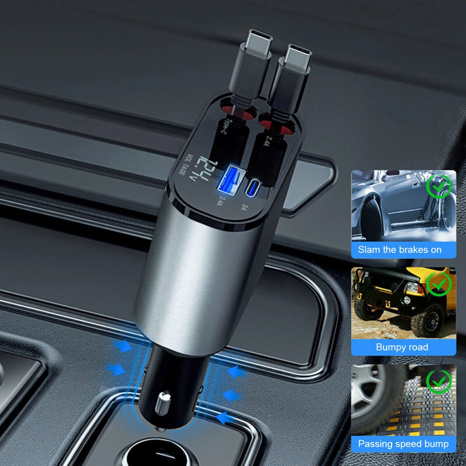 Auto Bluetooth FM Transmiter QC 3.0 - Tehnička izrada i anatomske prednosti
