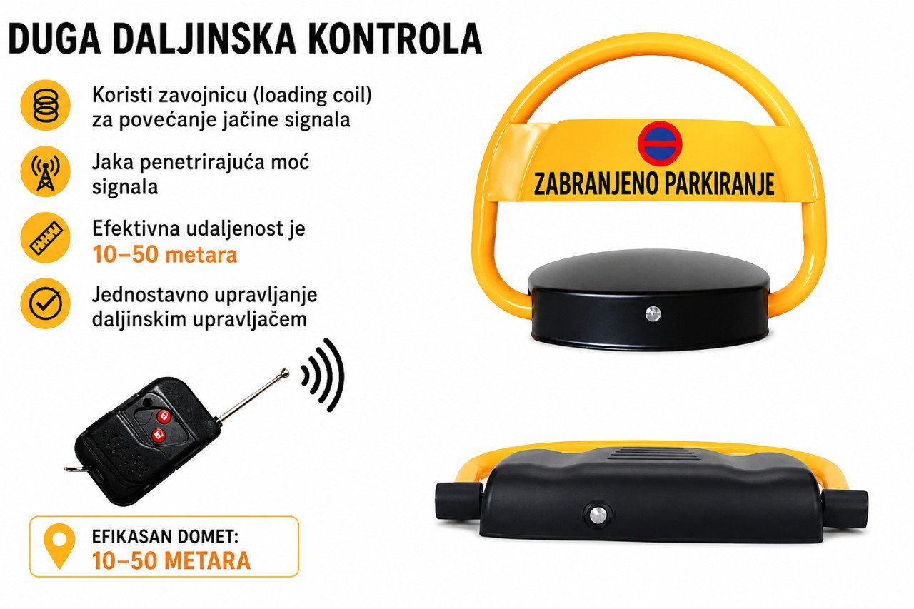 Parking Rampa | Barijera | Stub za parking | Blokada Parkinga - Tehnička izrada i anatomske prednosti