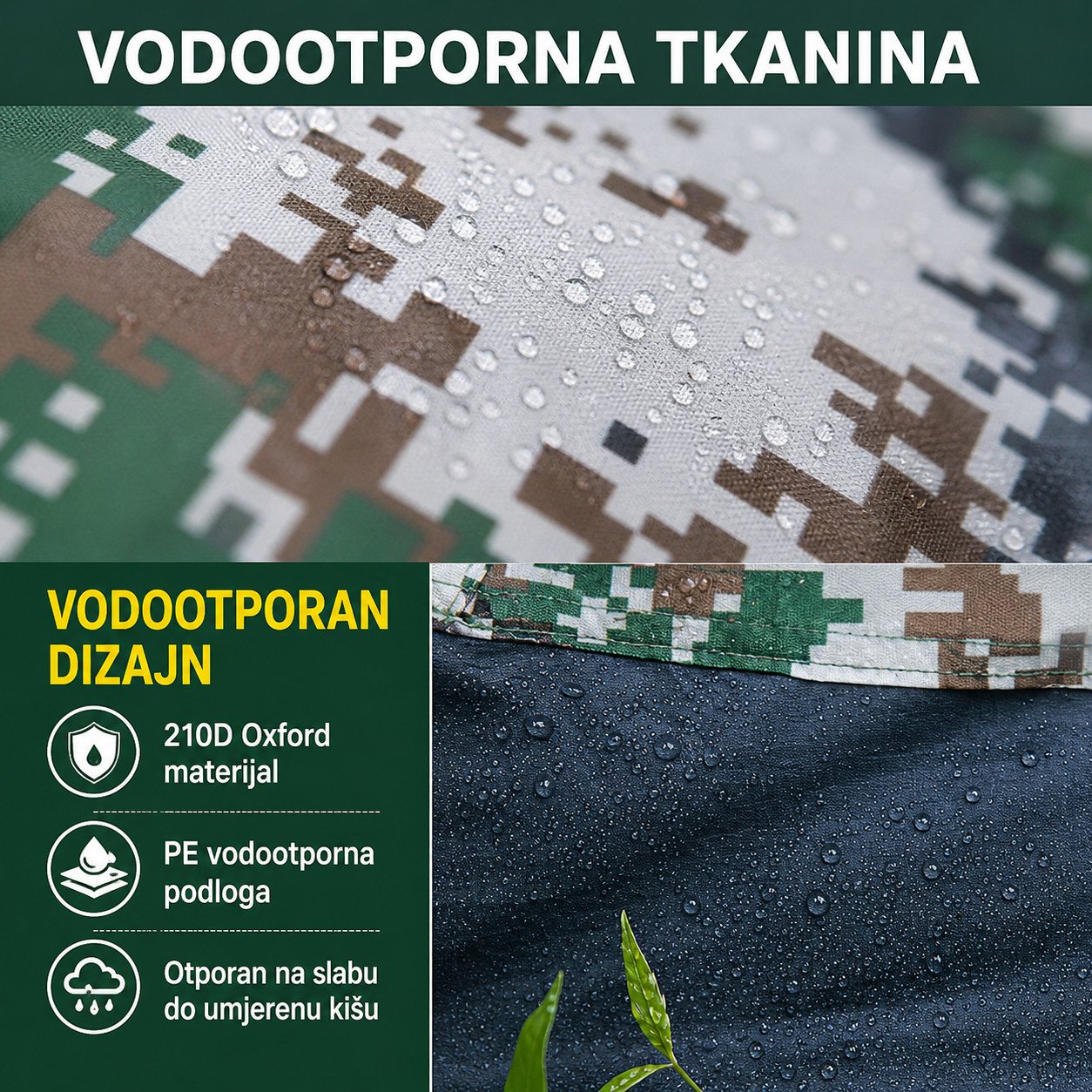 Šator za kampovanje 200x150x120cm | Vodootporan Sator Kamp Suma slika 2