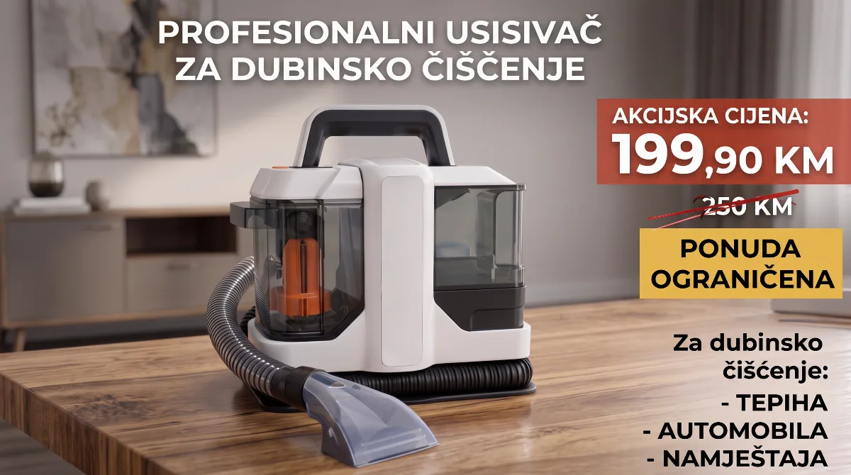 Profesionalni Usisivač Za Dubinsko Čišćenje Tepiha i Auta - Tehnička izrada i anatomske prednosti