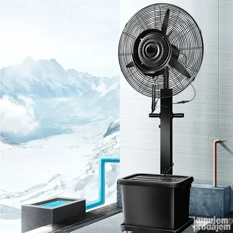 Ventilator Sa Raspršivačem Vode 100W 40cm Daljinski Timer - Karakteristike