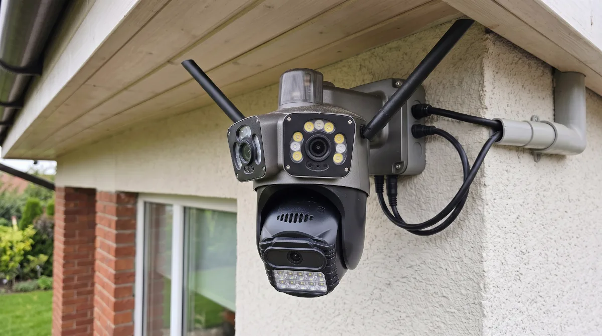 WiFi PTZ Kamera 12MP Video Nadzor 3 Kamere Noćni Vid Nadzorna